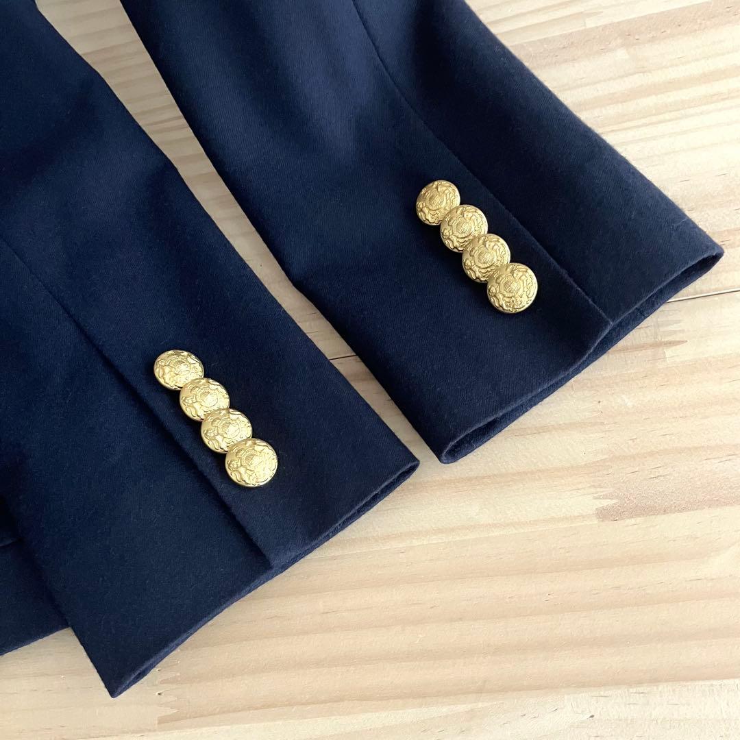 美品 イタリア製 ラルフローレン ウール ジャケット エンブレム ブレザー 2