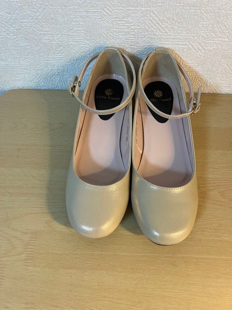 リトルピアニスト　22.5cm シャンパンゴールド