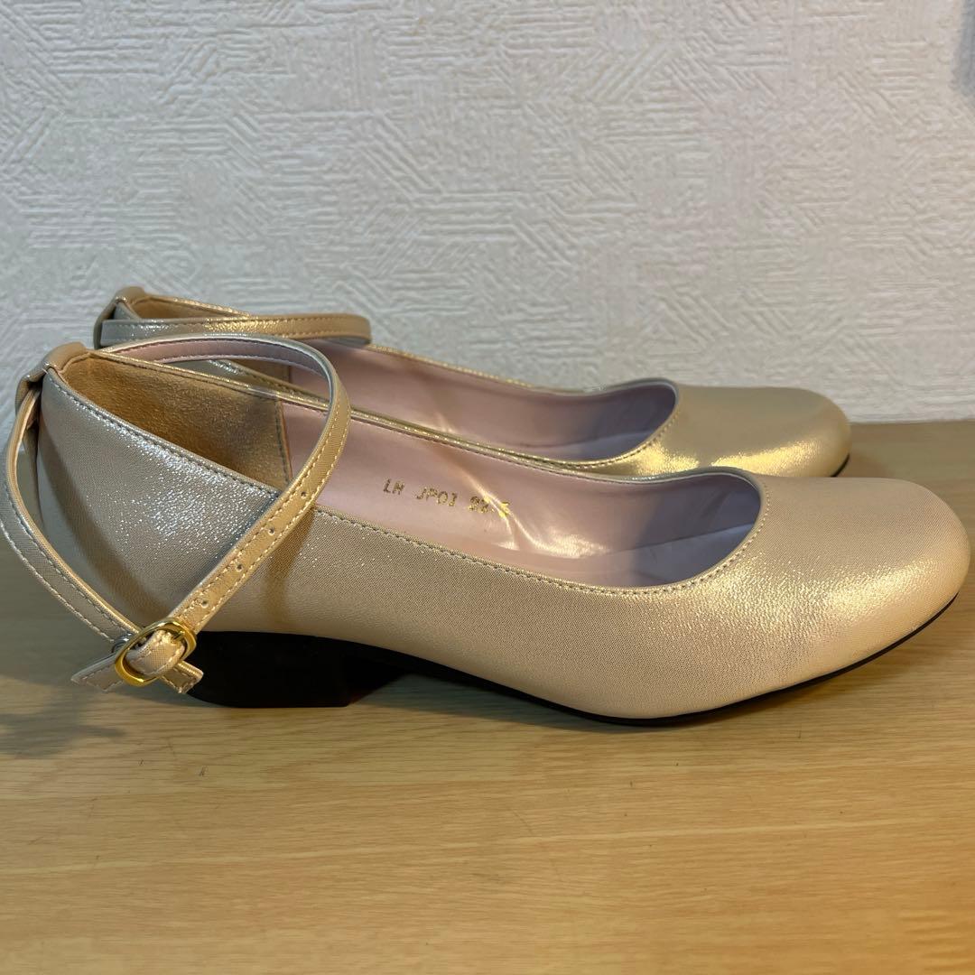 リトルピアニスト　22.5cm シャンパンゴールド