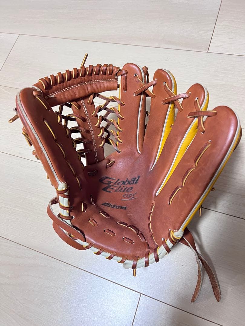 週末限定値下げ　ミズノ グローバルエリート グローブ 外野用 軟式用