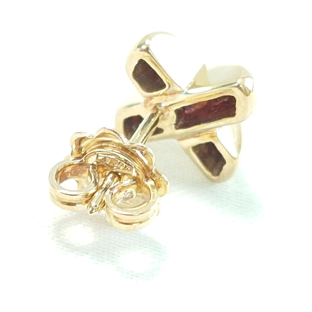 【希少】ティファニー クロスステッチ ラージサイズ ピアス 片耳用 6446