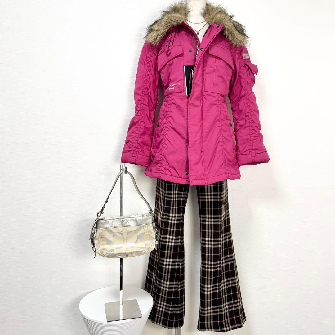 y2k❤️ HYSTERIC GLAMOUR ファー襟 モッズコート