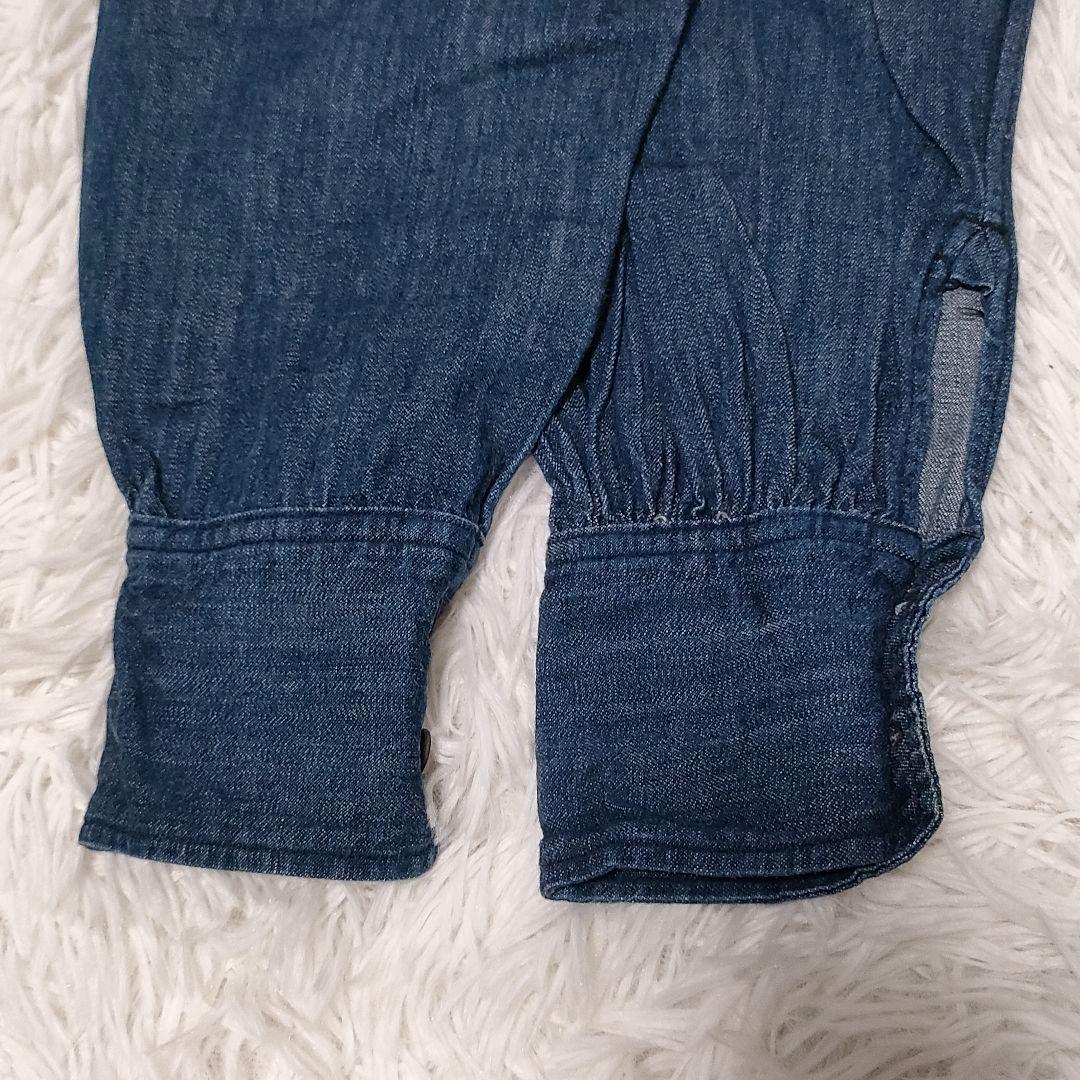 45rpm　45DASH　デニム　スキッパー　スタンドカラーシャツ　チュニック