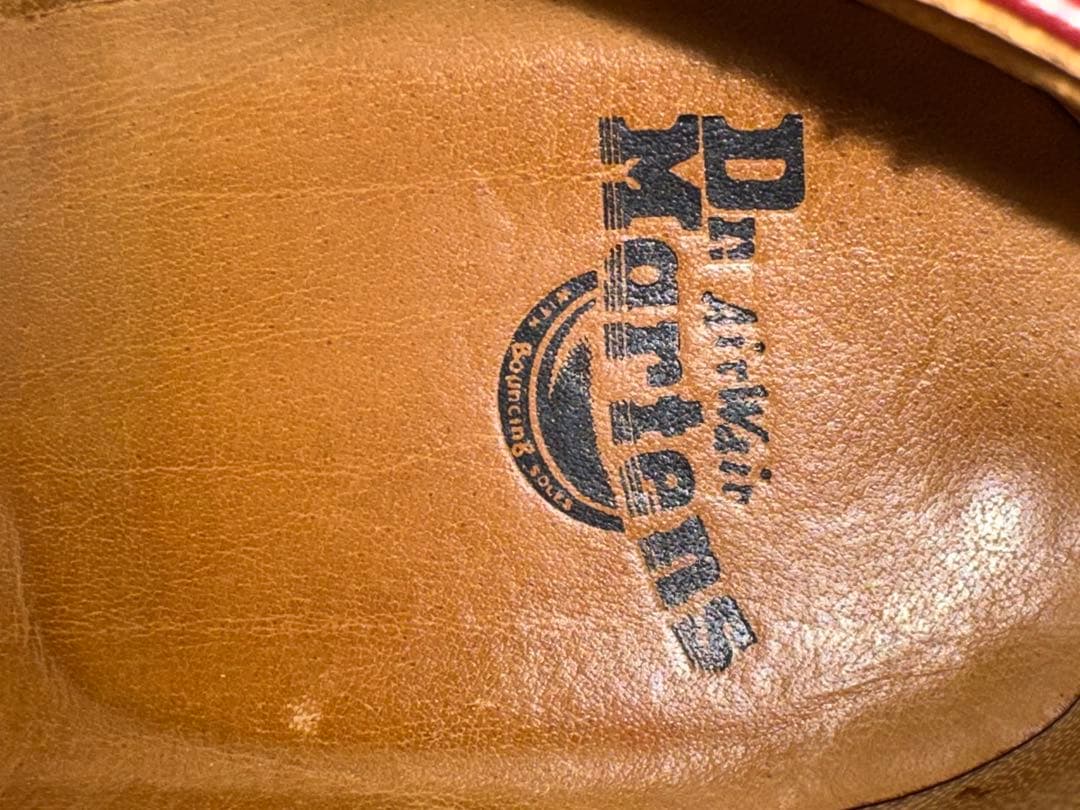 【美品】UK8 Dr.Martens 革靴 ウイングチップ ドレスシューズ