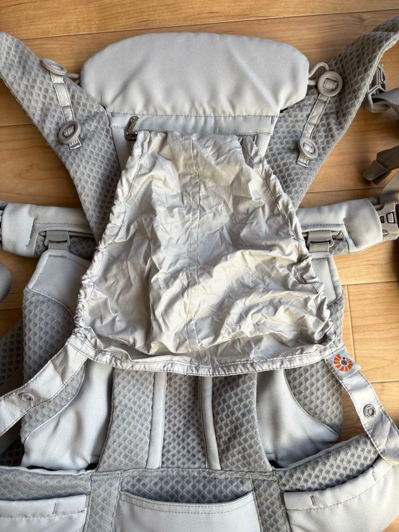 エルゴベビー オムニブリーズ パールグレー　抱っこ紐　保証カード付き