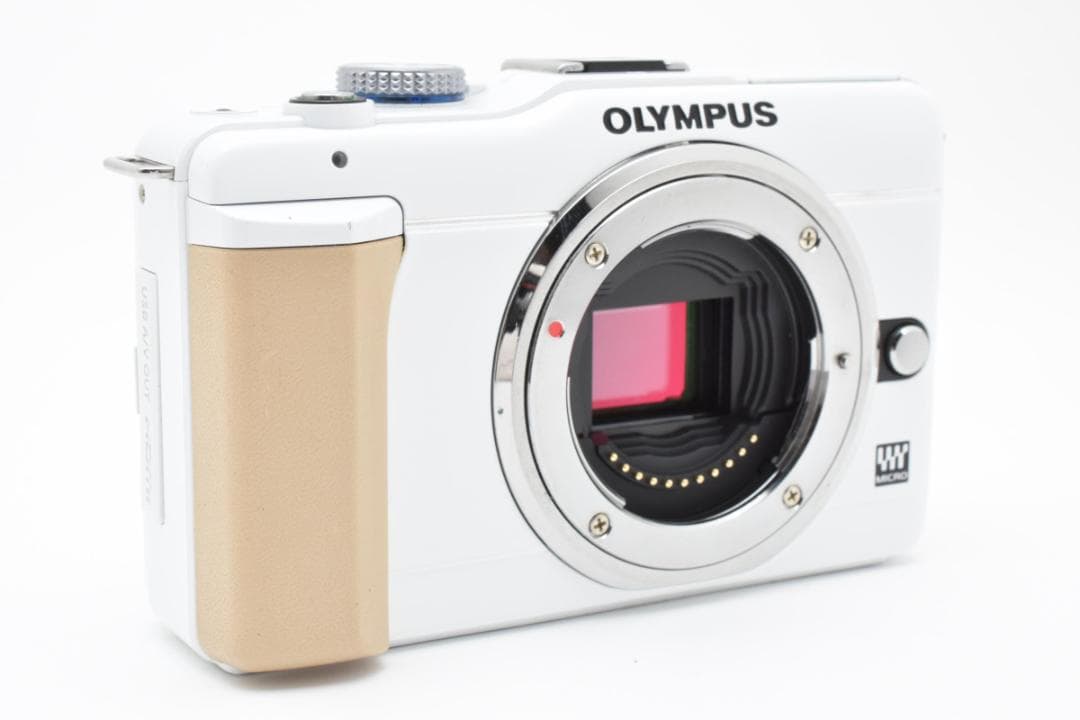 【1217ショット 良品】 オリンパス E-PL1ｓ ホワイト ミラーレスカメラ