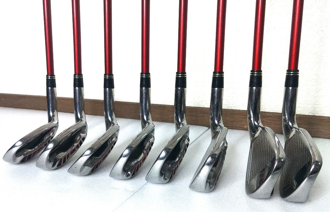 レフティ　テーラーメイド　バーナー　メンズ　アイアンセット　純正カーボン（S）