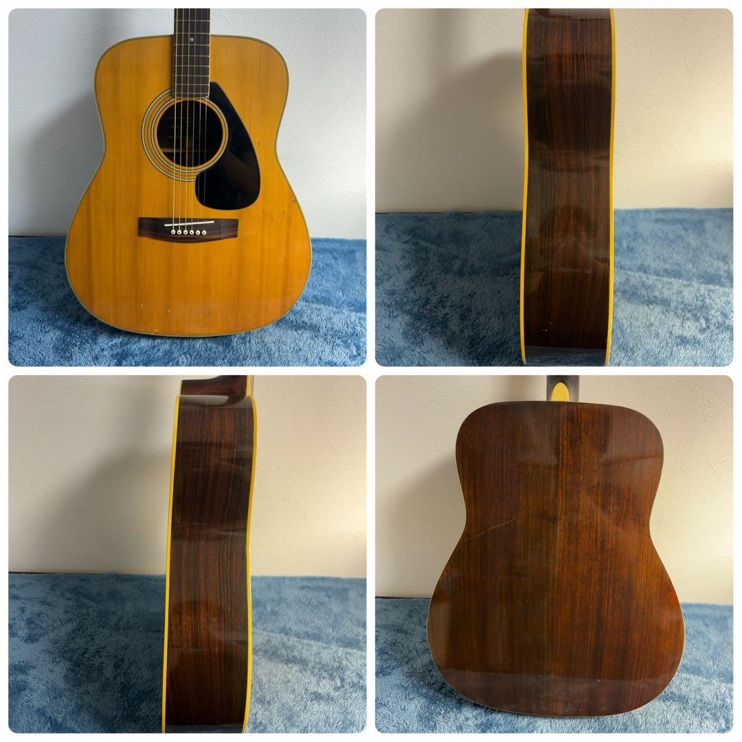 YAMAHA FG-300J 黒ラベル　ビンテージ　純正ハードケース付き