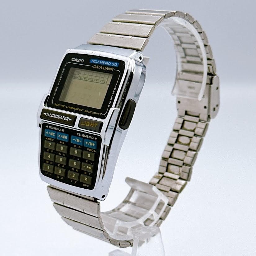 カシオ データバンク DBC-630 テレメモ50 ヴィンテージ メンズ腕時計