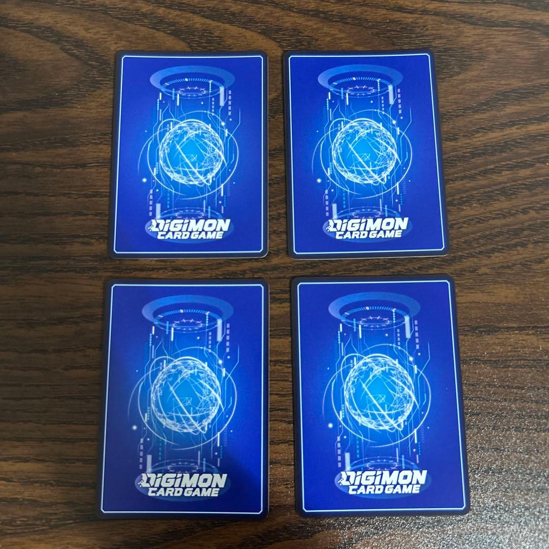 ウォーグレイモン/BT22/プロモ/パラレル/4枚セット/デジモンカード ①