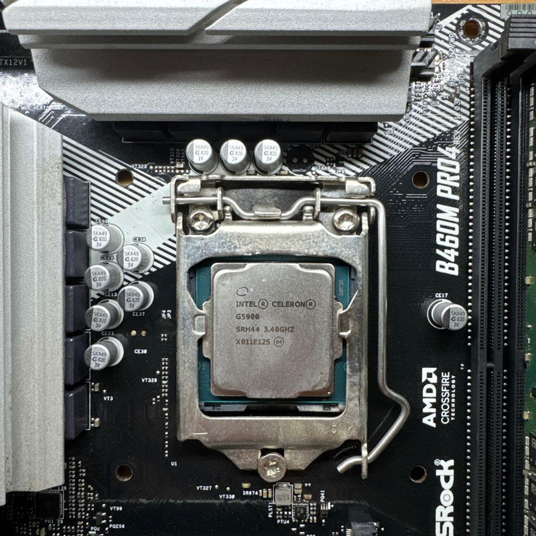 【実働品、オマケ付き、Win11対応可】ASRock B460M PRO4