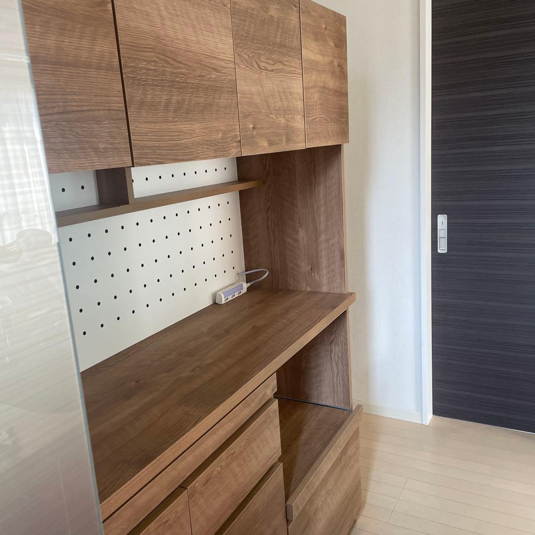 LOWYA [幅140] 食器棚 キッチン収納 カップボード