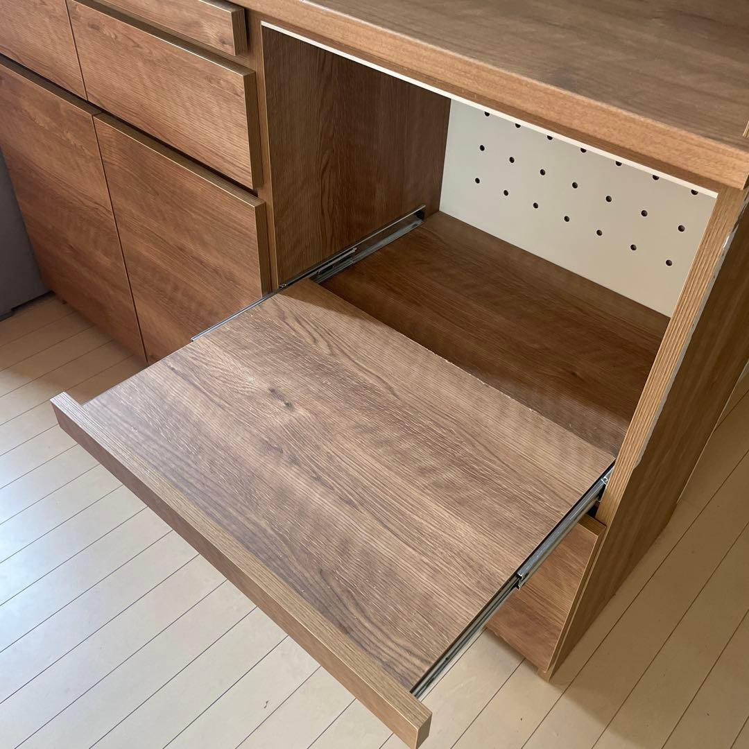 LOWYA [幅140] 食器棚 キッチン収納 カップボード