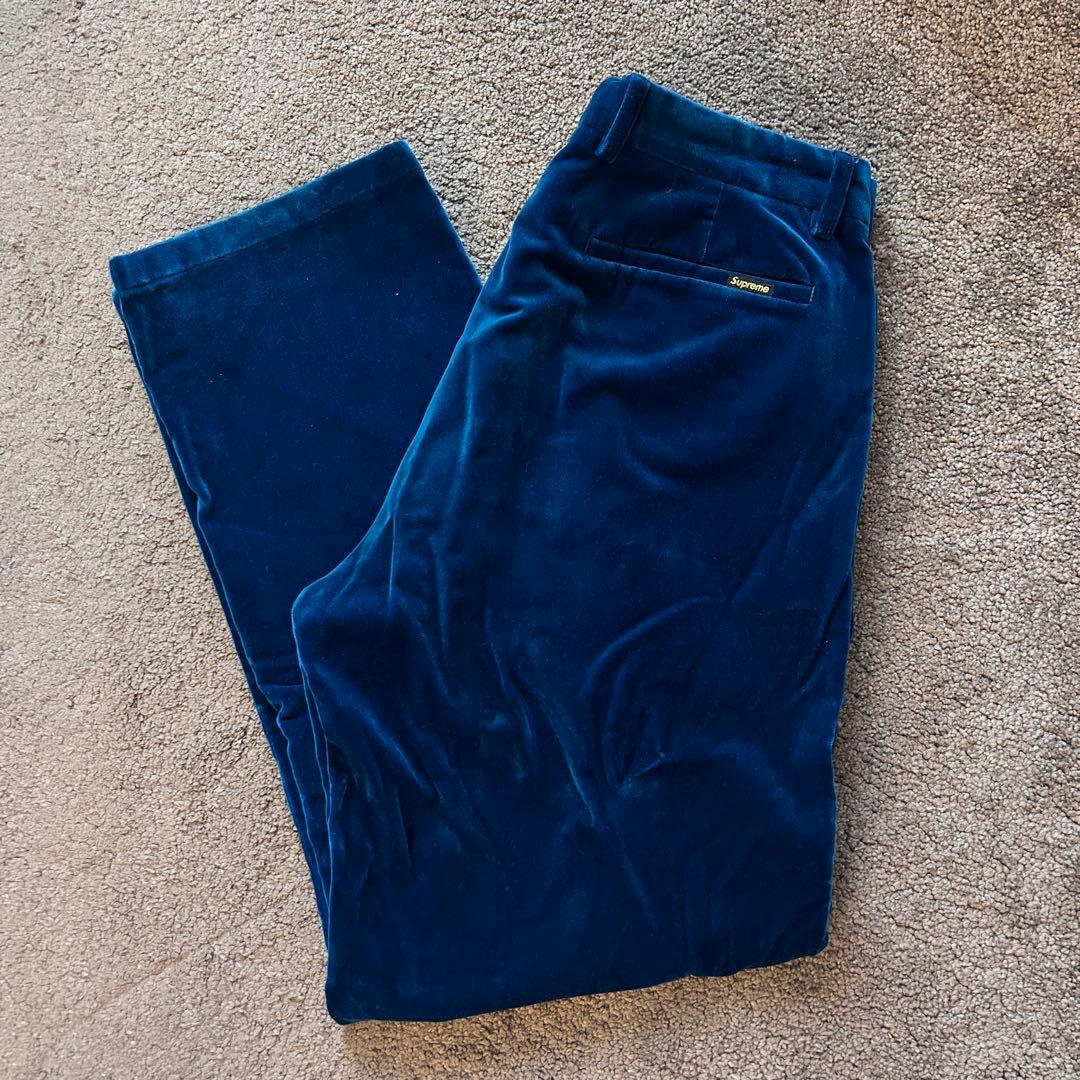 Supreme シュプリーム ベロアパンツ トラウザー ワークパンツ