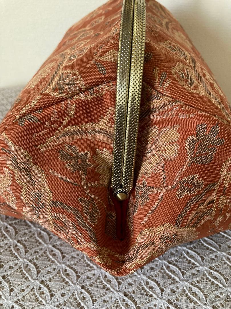 ❤️着物お出かけbag 正絹　ゴブラン織風
