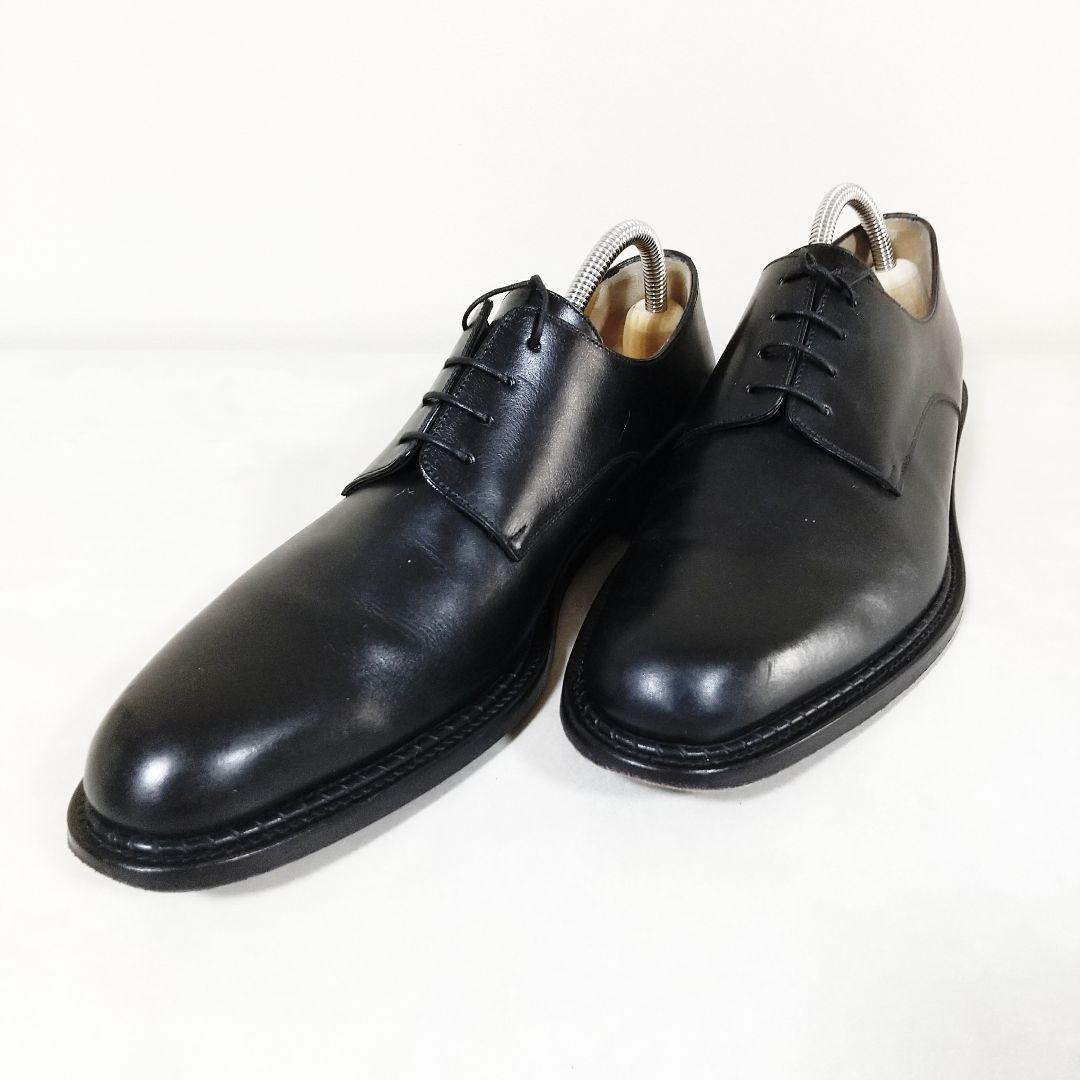 美品　a.testoni　ブラック　プレーントゥ　YK8　　ビジネスシューズ