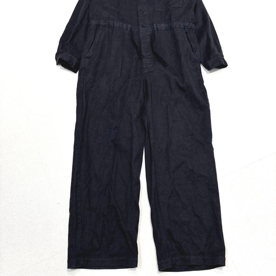 【メンズL /リネン】コンフェクト　ツイルオールインワン　ジャンプスーツ　つなぎ