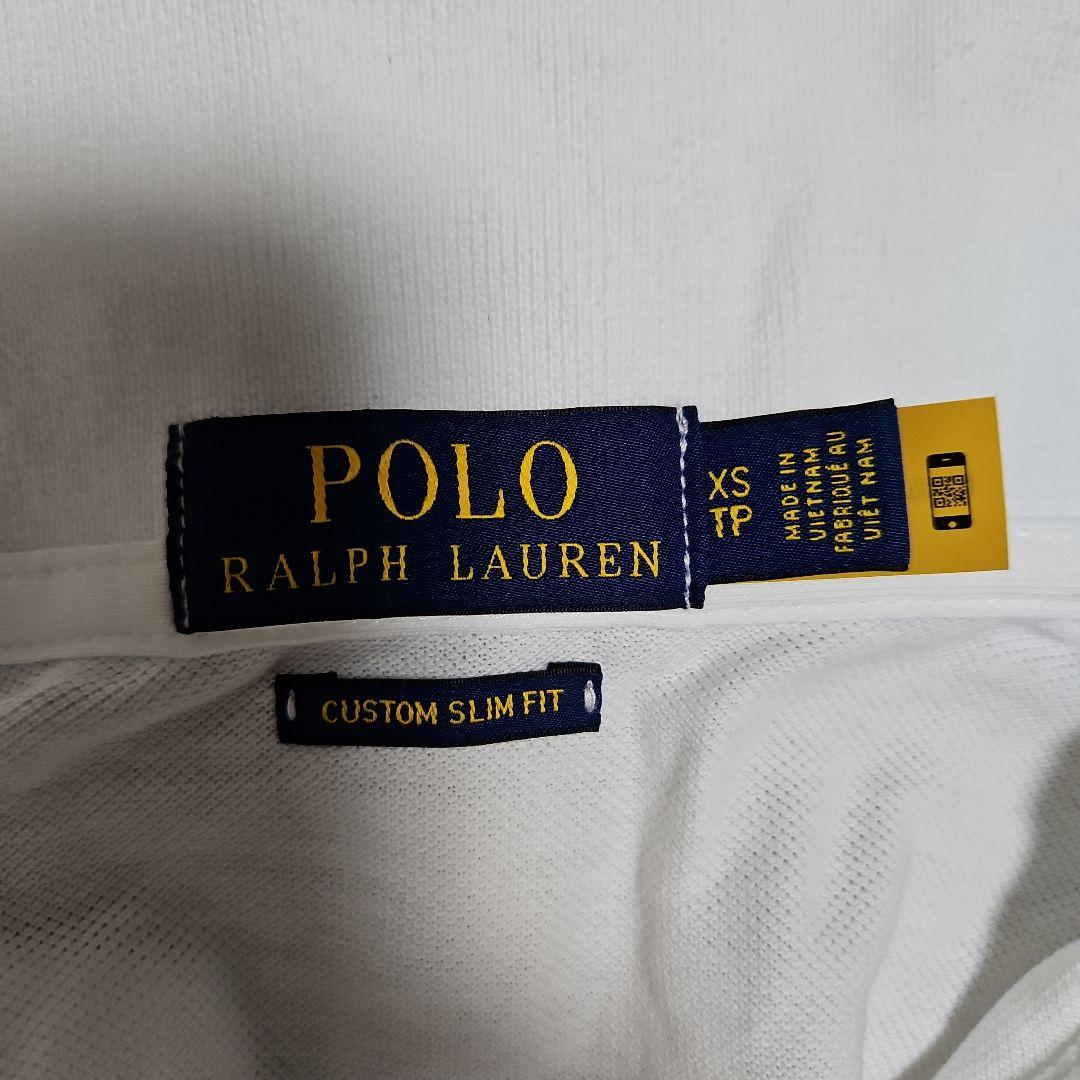 ポロシャツ　ラルフローレン　XS　白　未使用