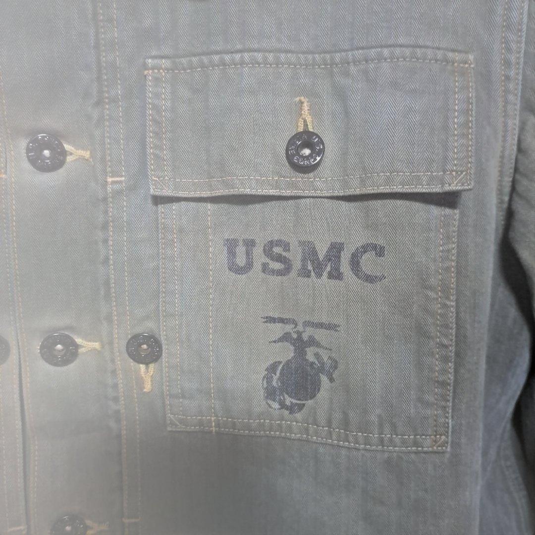 バズリクソンズ ヘリンボーン ユーティリティ ジャケット