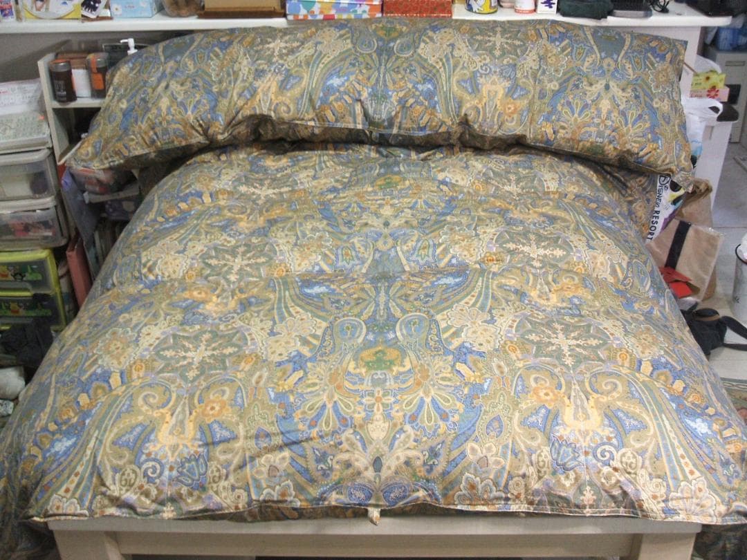 ２点ペア価格専用！新品【六つ星】ブラック ＊フランス９５％＊二層式高級羽毛布団