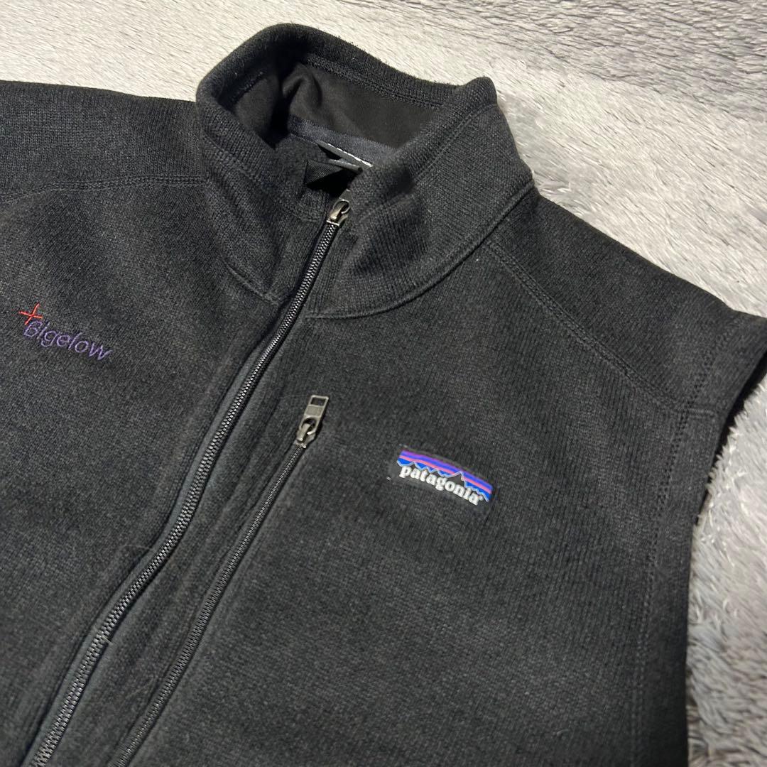 patagonia パタゴニア　ニットベスト　企業ロゴbigelow XXL