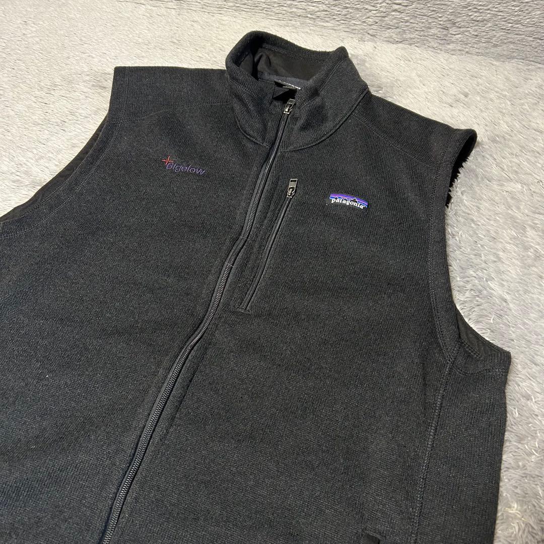 patagonia パタゴニア　ニットベスト　企業ロゴbigelow XXL