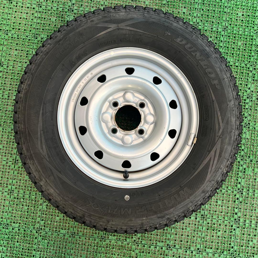 165R13 6PR LT 2022年製造 旧プロボックス ホイールセット2本①