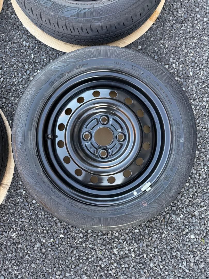 155/65R14 [2/2] 14インチ スチールホイール 2分割の内の2本