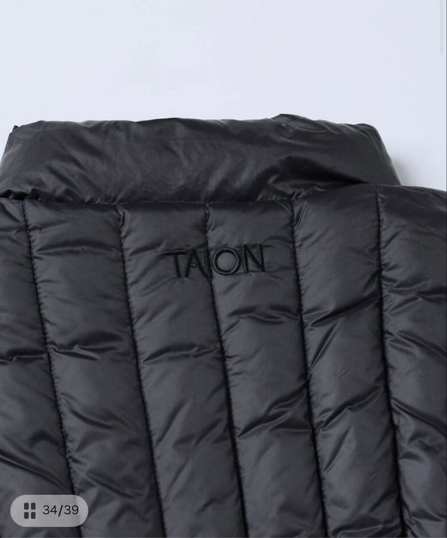 TAION / タイオン 別注 リバーシブル ショートモッズ ダウンブルゾン