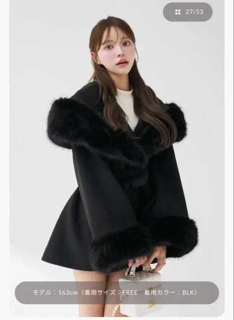 ダーリッチ　ウエストベルトプリンセスラインコート