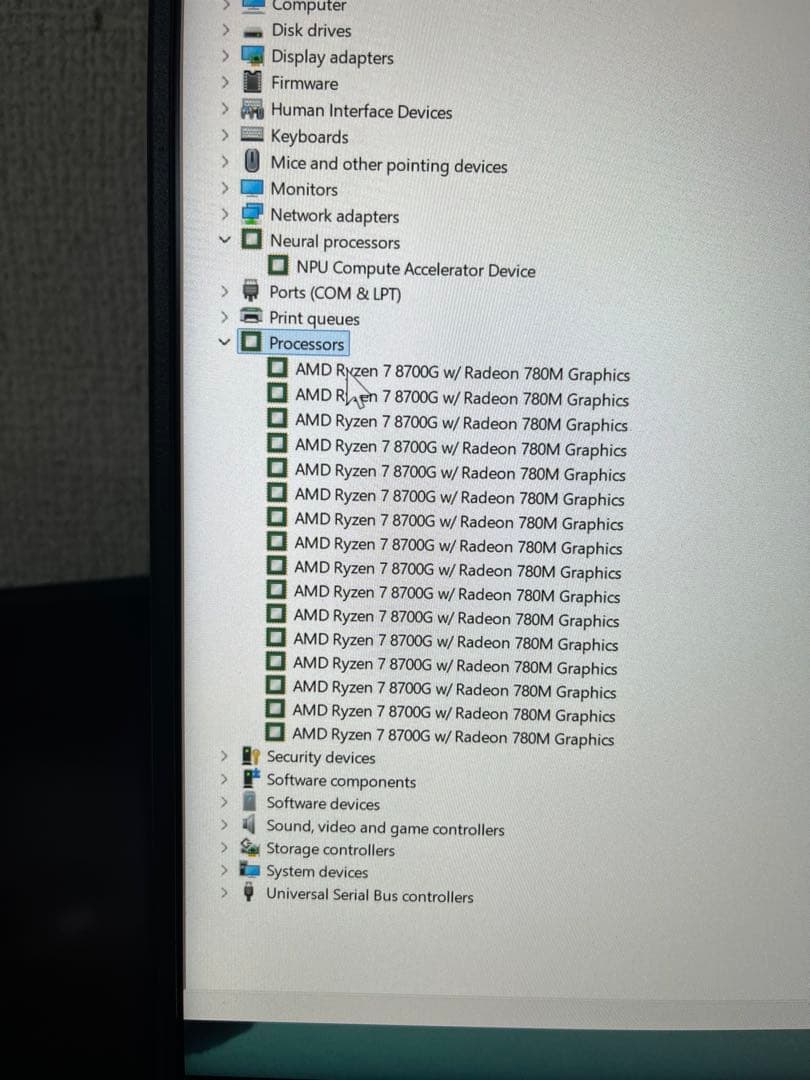 ミニPC WORK STATION MINIPC Ryzen7 8700G RAM32GB