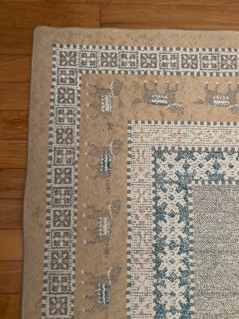 unico ラグ　CLEVE イエロー 120cm×180cm