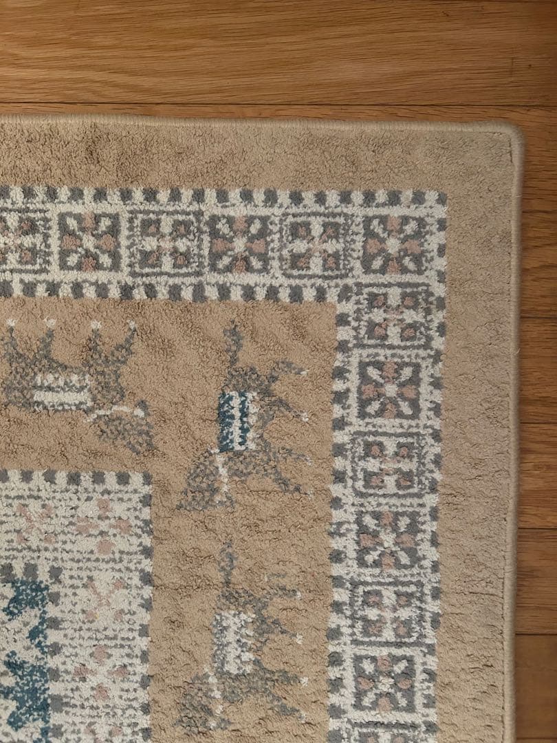 unico ラグ　CLEVE イエロー 120cm×180cm