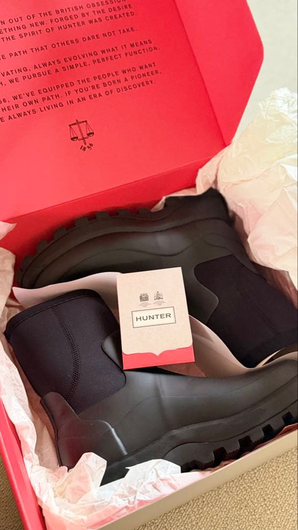 美品HUNTER BOOT 24cm