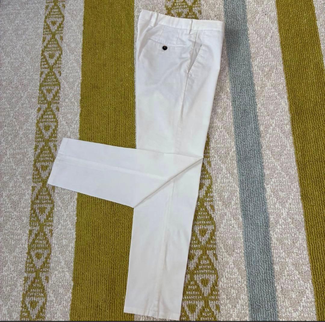 PT TORINO ホワイト ストレッチ チノパン　pt01 evo スラックス