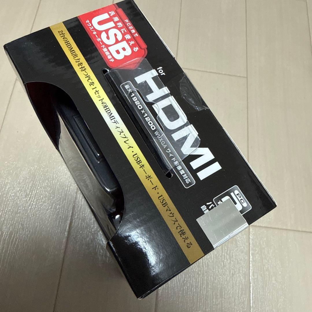 新品ELECOM KVM-HDHDU2 HDMI(R)対応パソコン切替器