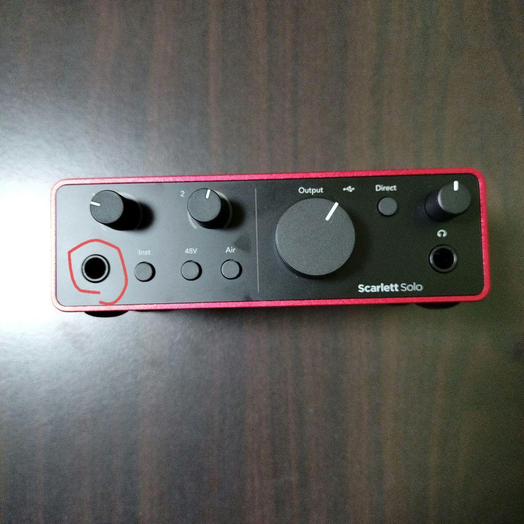 DTM・DAW Focusrite scarlett solo 4th Gen (gen4)