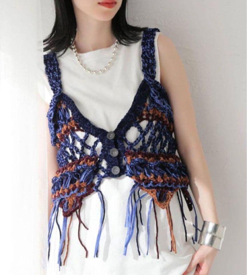 CITYSHOP★ODAKHA 別注 クロシェビスチェ