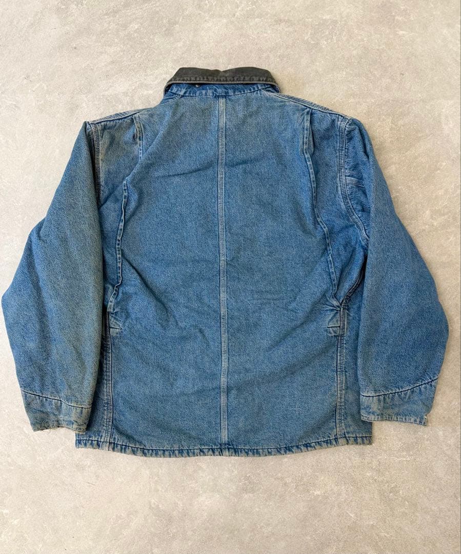 希少 星タグ 80s Carhartt ミシガン チョアコート デニムUSA製