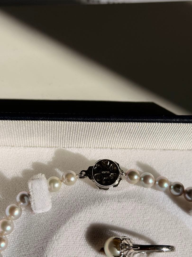 最高品質　アコヤ本真珠 ネックレス 6.5〜7.0 指輪 イヤリング 鑑別書付