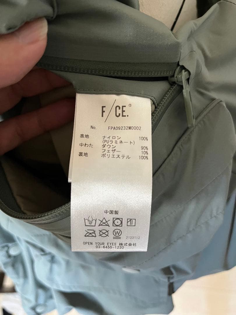 トップス F/CE. PERTEK WATERPROOF DOWN VEST