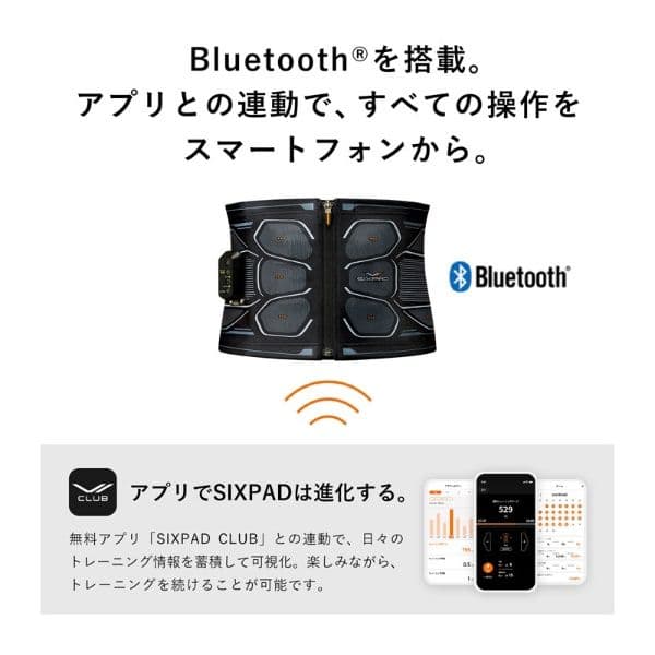 SIXPAD シックスパッド パワースーツ コアベルト M コントローラー付き