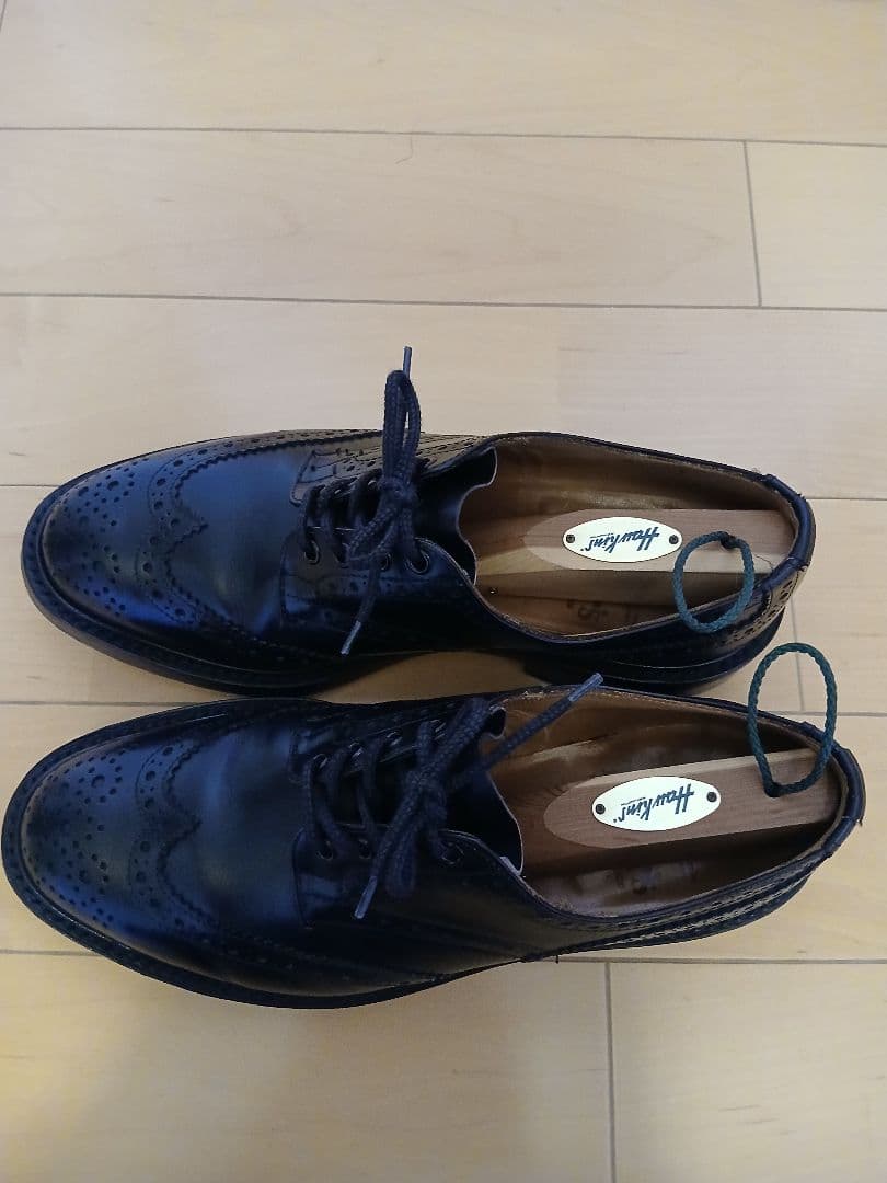 Tricker's ブラック ドレスシューズ 9.5 28cm