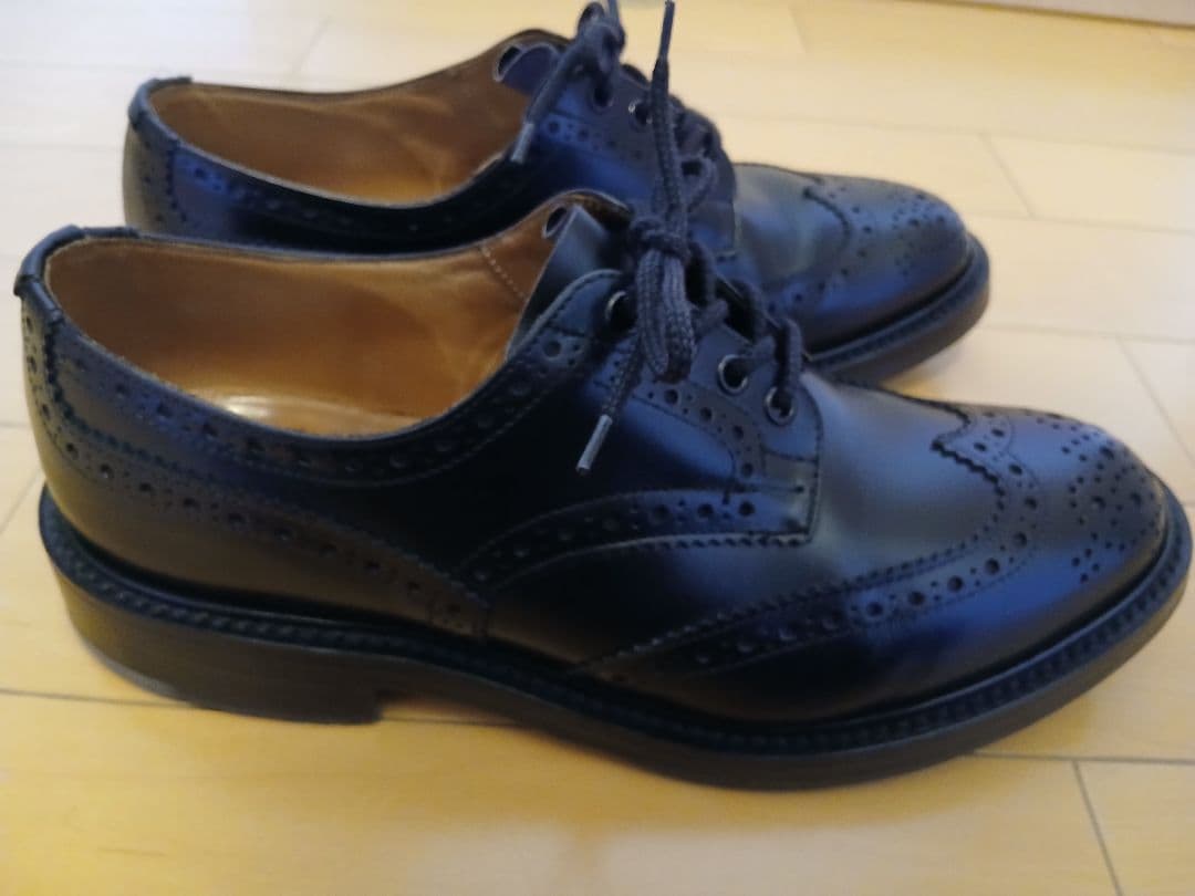 Tricker's ブラック ドレスシューズ 9.5 28cm