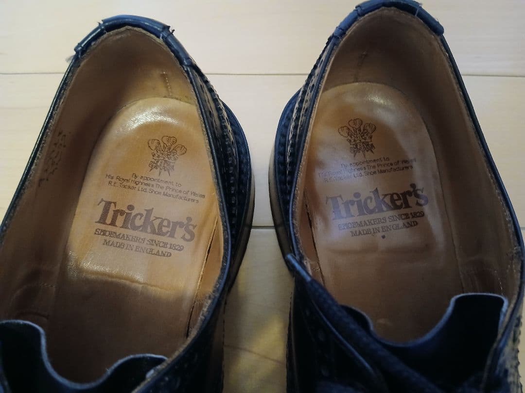 Tricker's ブラック ドレスシューズ 9.5 28cm