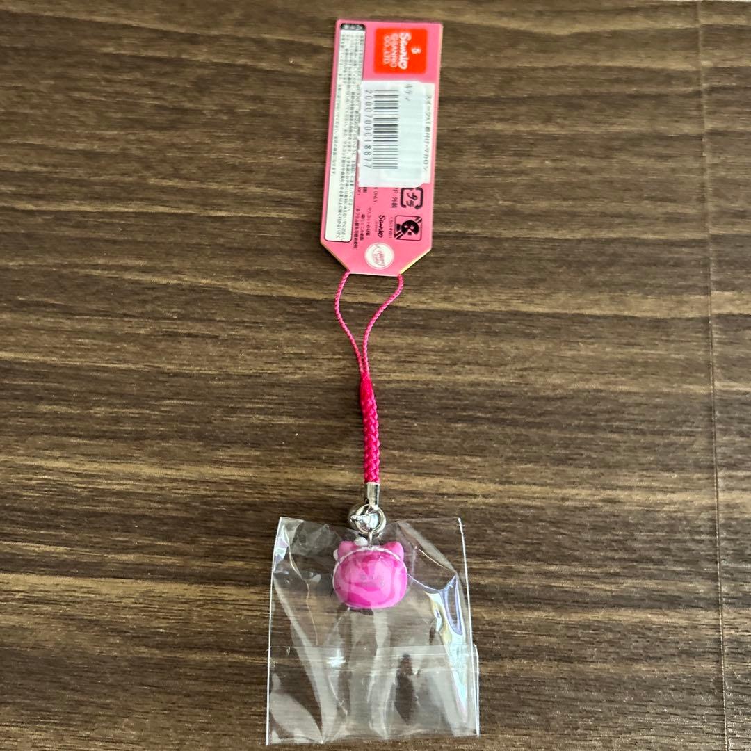 2010年　サンリオ　キティ　スイーツ　マカロン　レア　根付　ストラップ