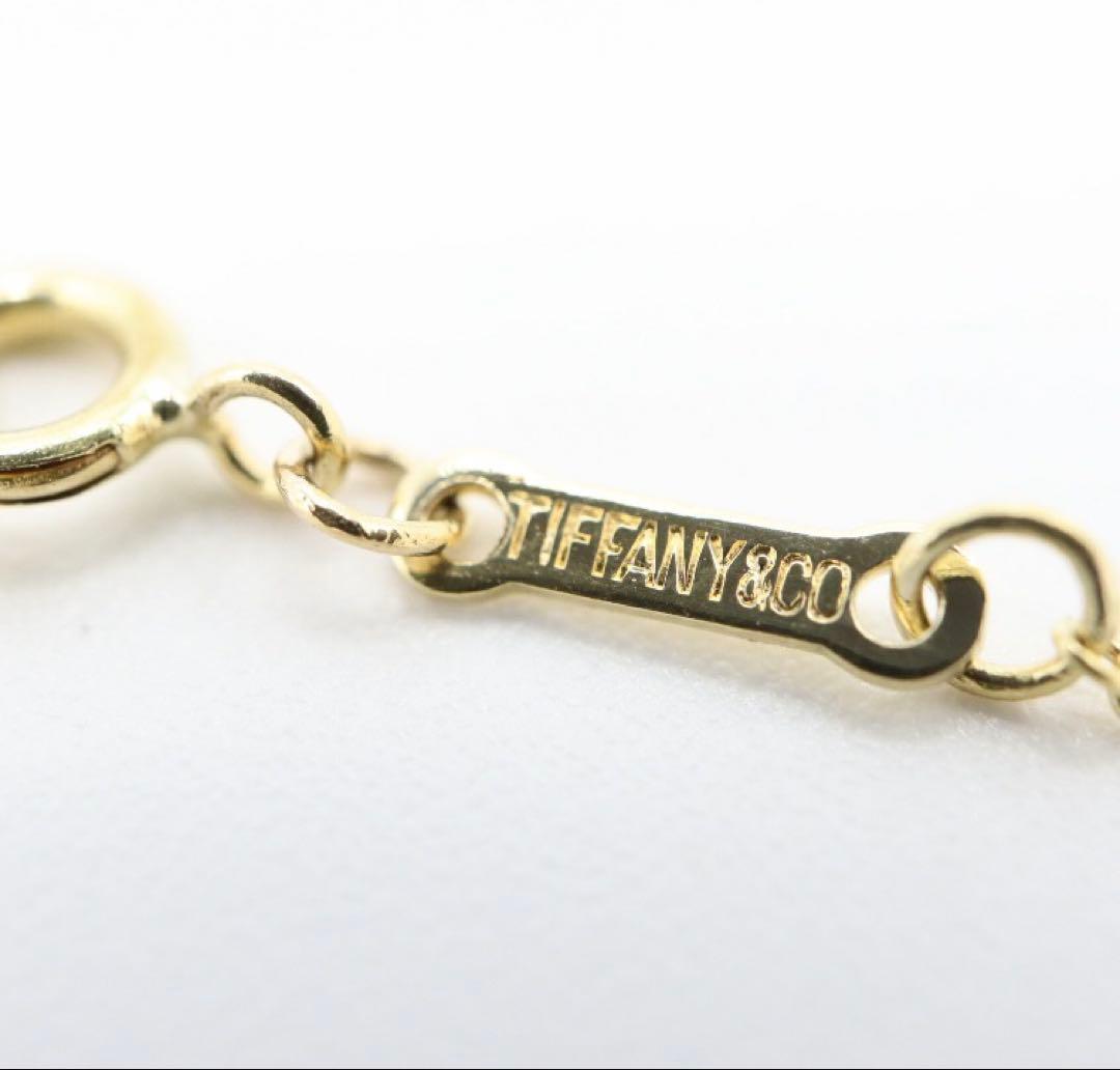 【あかぽんさま】ティファニー オープンハートネックレス 約21mm ゴールド