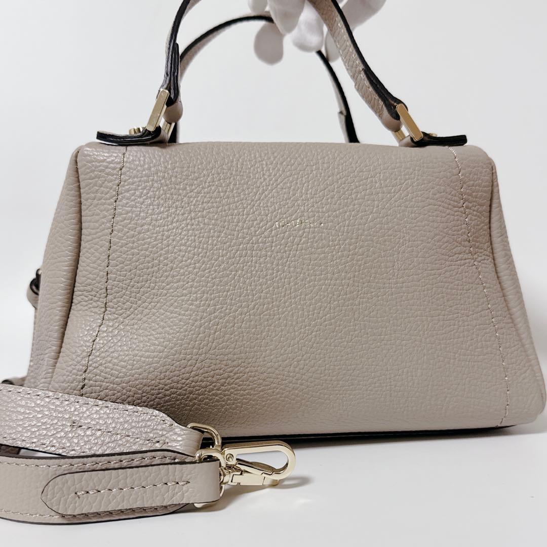 【人気商品】loristella ボストンバッグ　ショルダー　グレー　2way