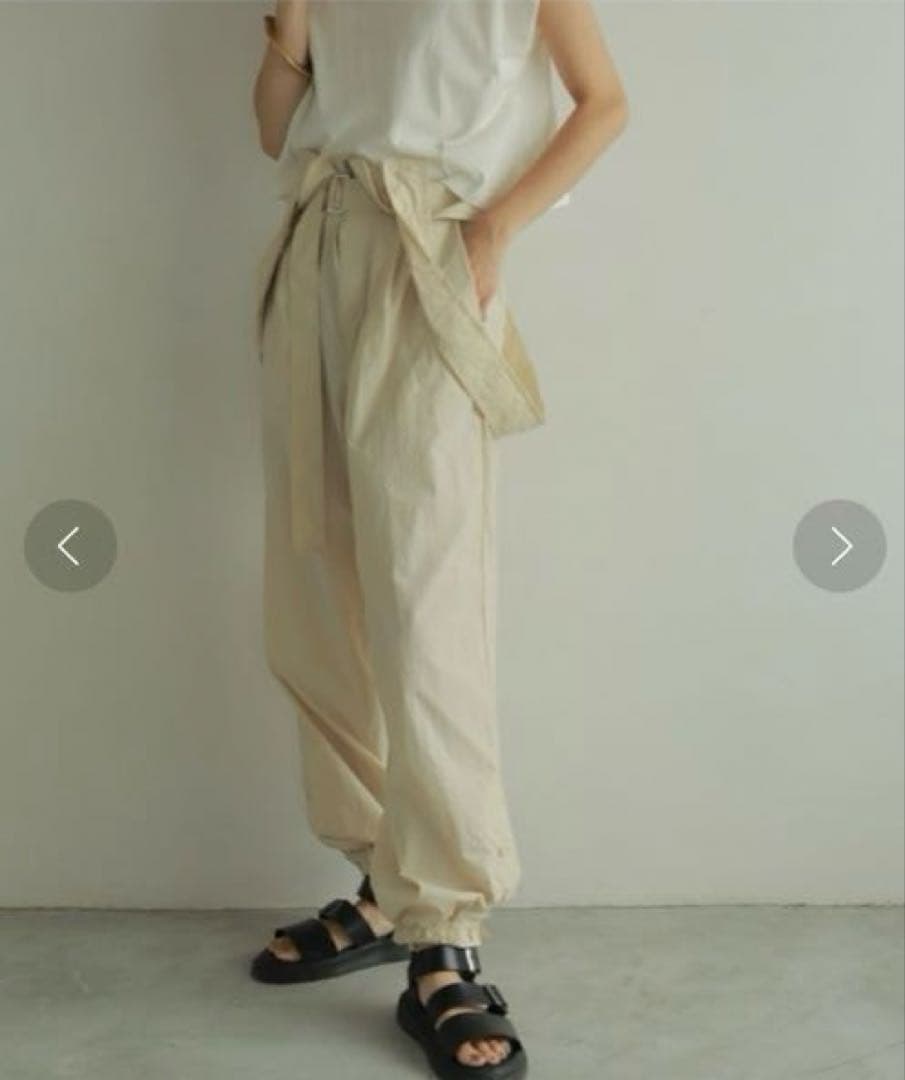 Soka様☆ETRE TOKYO ナイロンフライトパンツ