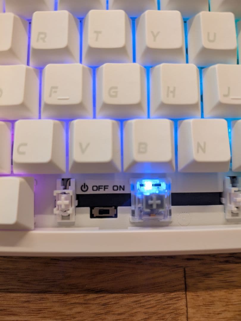 【美品】UP-MKGA75 ゲーミングメカニカルキーボード プリンストン 銀軸